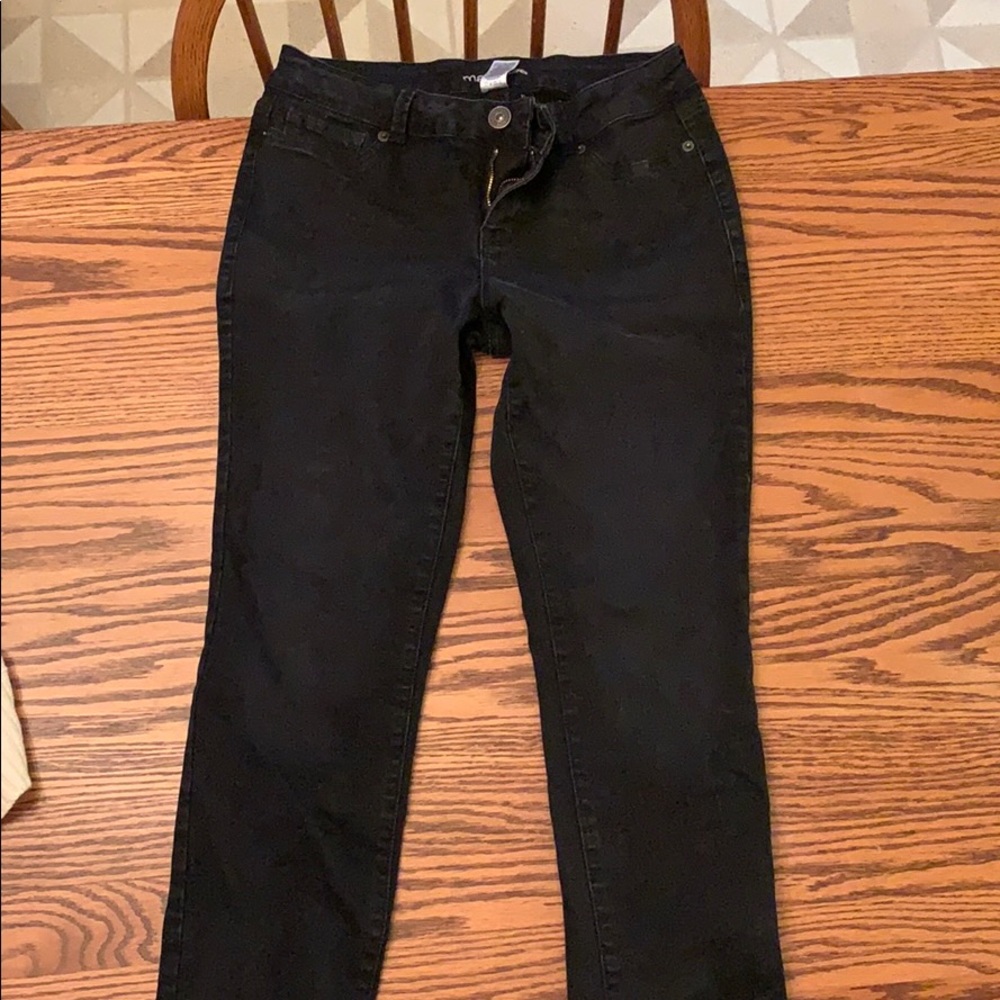 Black jeggings